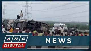 At least 25 killed, 8 injured in India bus accident | ANC