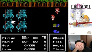 This game might be a little hard | Wiems plays Final Fantasy 2 (nes) part 1