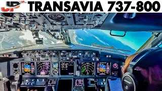 Transavia France🇫🇷 Boeing 737 Cockpit Flights across Europe🇪🇺