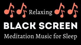 Piano and rain sleep music 24 hours black screen - Relaxing music