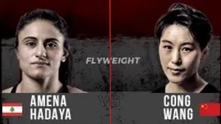 UAE WARRIORS 45 - 🇱🇧 AMENA HADAYA VS 🇨🇳 CONG WANG