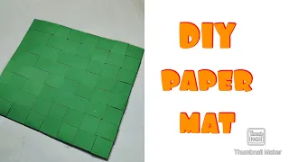 DIY paper mat ll magical craft for crafties ll craft for kids