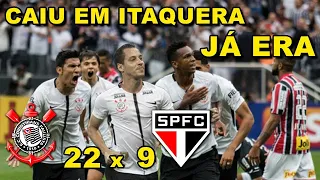 Corinthians 22 x 9 São Paulo I Retrospecto na Arena Corinthians