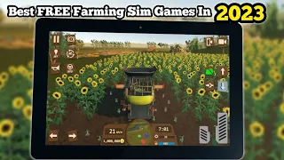 TOP 5 Free Farming Simulator Games for Android & iOS 2023