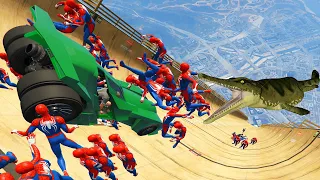 GTA 5 Epic Ragdolls/Spiderman Compilation 18 (GTA 5, Euphoria Physics, Fails, Funny Moments)