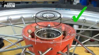 How to change wheel bearings on a dirt bike
