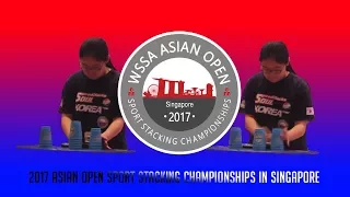 ASIAN OPEN SPORT STACKING CHAMPIONSHIPS IN SINGAPORE