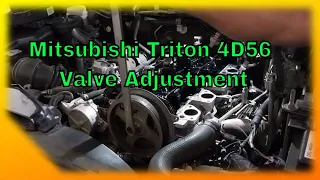 How to Adjust Valve Clearance On Mitsubishi Triton/challenger 4d56 Engine Tutorial #primetechauto