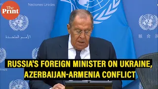 'Ukraine's Zelensky going across the world, asking for money, attention': Russian FM Sergei Lavrov