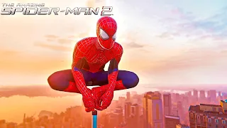 Marvel's Spider-Man PC - AMAZING SPIDER-MAN 2 MOVIE SUIT FREE ROAM GAMEPLAY! [Spider-Man PC mod]