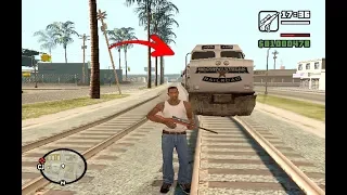 HOW TO STOP THE TRAIN IN GTA SAN ANDREAS  Stop The Train in GTA san andreas 100% GUARANTEED