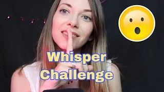 ➤  ASMR Whisper Challenge VIDEO PARA DORMIR Y RELAJARSE | Inaudible | Love ASMR by Ana Muñoz