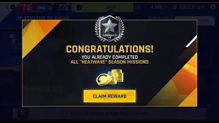 Asphalt 9 : Finishing all the Heatwave Season Missions - Tier 50