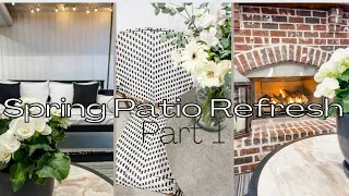 SPRING PATIO REFRESH!! | Part 1 | OUTDOOR DECOR 2023