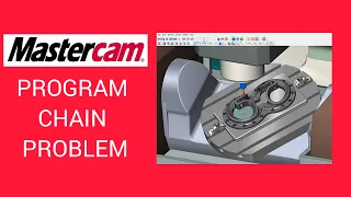 How to solve Duplicate Program Chain in Mastercam ? Tamil - NC4U Training - Chennai -Coimbatore