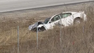 Crash involving state trooper shuts down Johnson County interchange