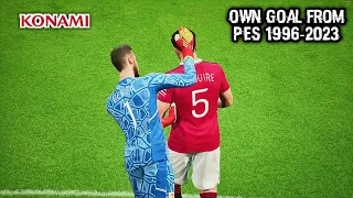 OWN GOAL FROM PES 1996 TO 2023