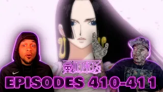 Boa Hancock's A Warlord! One Piece Episode 410-411 Reaction