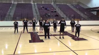 Hamilton Unified Cheer Halftime Performance 1 14 16