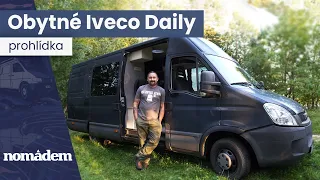 Přestavba dodávky Iveco Daily - svépomocí vyrobená vestavba pro čtyři