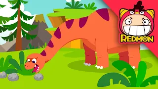 Save the Apatosaurus! | Dino Rescue Team | dinosaurs for toddlers | REDMON