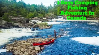 3 Days Camping Fishing Wilderness Adventure in Canada