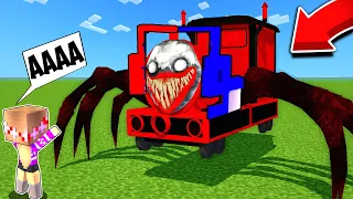 КАК ИГРАТЬ ЗА ПОЕЗД ПАУК Choo Choo Charles в МАЙНКРАФТ ДЕВУШКА ВИДЕО ТРОЛЛИНГ MINECRAFT