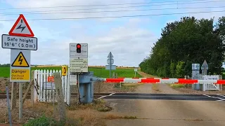 Rare Pump Barriers at Fairheads Level Crossing, Essex