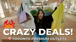 Crazy Shopping Deals| More than 50% OFF Everywhere? | Toronto Premium Outlets| CANADA