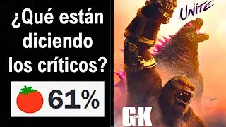 Godzilla x Kong: El Rey de las películas de Monstruos, poco desarrollo humano, peleas épicas, tonta.