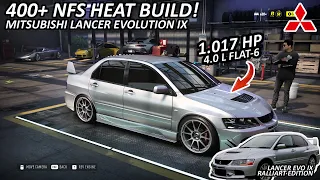 NFS HEAT 400+ #SLEEPERBUILD #LANCEREVO9 | #babahedugeman x #nfsheat #maxperformance