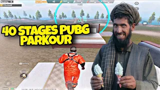 40 STAGES PUBG MOBILE PARKOUR 😱 | @KhanSaab69