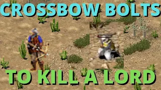 How many CROSSBOW SHOTS to kill a LORD - Stronghold Crusader