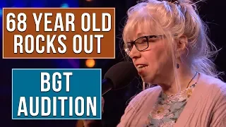 68 year old Jenny Darren Rocks Out for her Britain's Got Talent audition | BGT 2018