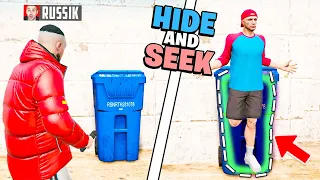 HIDE and SEEK aber jeder BAUT sein VERSTECK in GTA 5!