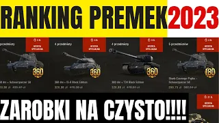 TOP 5 Najlepiej Zarabiających Czołgów Premium Na Czysto.