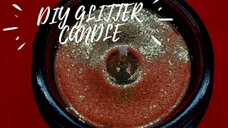 Learn How To Make Scented Glitter Soy Wax Candles | For Beginners  | DIY Candle Making