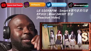 LE SSERAFIM - Smart #엠카운트다운 EP.832 | Mnet 240307 방송 | REACTION