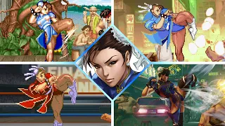 EVOLUTION of Chun li's Hyakuretsukyaku