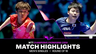 Wang Chuqin vs Sora Matsushima | MS R16 | WTT Champions Chongqing 2024