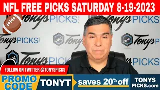 11 FREE NFL Pre Season Week 2 Picks & Predictions on NFL Betting Tips for Today, Saturday 8/19/2023