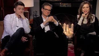 'Kingsman: The Secret Service' Interview: Taron Egerton, Colin Firth and Sophie Cookson