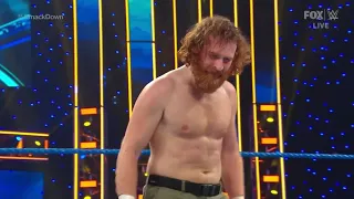 Sami Zayn vs Daniel Bryan (Full Match Part 2/2) + Jey Uso attacks Bryan at the Backstage