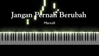 Jangan Pernah Berubah - Marcell | Piano Tutorial by Andre Panggabean