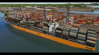 Ship Simulator: Port departure records from the Port of Jersey, New York, USA 2023/1/25