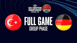 Turkey v Germany | Full Basketball Game | FIBA U20 European Championship 2022