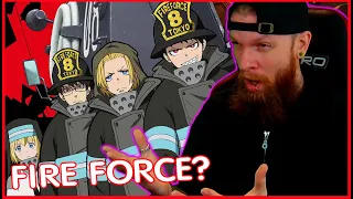 Reacting to Fire force  All opening and ending 1-4