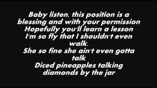 Rick Ross - Diced Pineapples (Feat. Wale & Drake) (Lyrics)