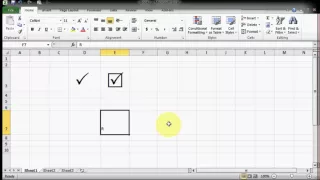 Microsof Excel Tips & Tricks - How to get Tick Marks Pair