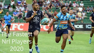 NRL | Top 10 Fastest Players Of 2020 - Updated [HD]